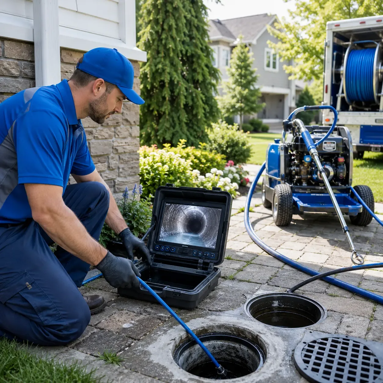 Outdoor drain cleaning professionals serving Paron, AR